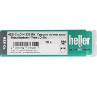Heller 21261 8 HSS Foret pour le métal 2 mm Longueur totale 49 mm Cobalt DIN 338 tige cylindrique 10 pc(s)