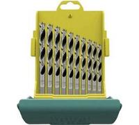 Heller 28708 1 Jeu de forets pour le bois 10 pièces 3 mm, 4 mm, 5 mm, 6 mm, 7 mm, 8 mm, 9 mm, 10 mm, 11 mm, 12 mm tige cylindrique 1 set G