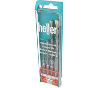 Heller Bionic 16490 0 carbure de tungstène Jeu de forets pour marteau-perforateur 4 pièces 5 mm, 6 mm, 8 mm, 10 mm SDS-Plus 1 set