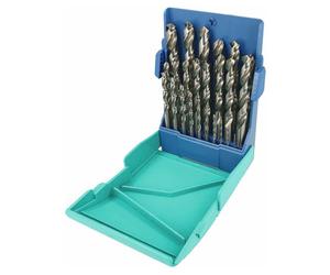 Heller Tools 21964 8 HSS Metal twist drill bit set 25-piece cut DIN 338 Cylinder shank 1 Set