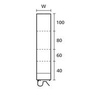 Hellermann Tyton Hellermann Tyton Attache-fil HTWD-NFWR Quantité:100