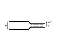 Gaine thermorétractable avec colle 3:1 HellermannTyton 308-10903 transparent Ø avant retreint: 9 mm 5 m