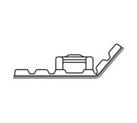 Hellermann Tyton Hellermann Tyton Socle adhésif flexible FMB4APT-A-BK Quantité:10