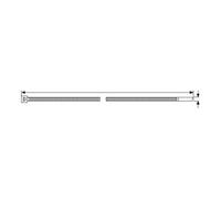 Hellermann Tyton HellermannTyton Colliers de serrage 4,6x300 noir UB300C-B Quantité:100