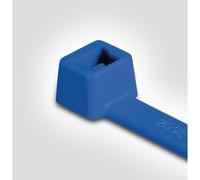 Hellermann Tyton T30R serre-câbles Ethylène-tétrafluoréthylène (ETFE) Bleu 100 pièces