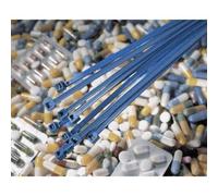 Hellermanntyton - 111-00831 Mct50l-pa66mp-bu-c1 Serre-câble 390 Mm 4.60 Mm Bleu Détectable 1 Pc(s) S14380