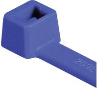HellermannTyton 111-03008 T30R-PA66-BU Serre-câble 150 mm 3.50 mm bleu résistant aux intempéries 100 pc(s)