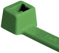 HellermannTyton 111-04801 T50R-PA66-GN Serre-câble 200 mm 4.60 mm vert 100 pc(s)