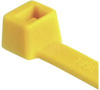 HellermannTyton 111-04805 T50R-PA66-YE Serre-câble 200 mm 4.60 mm jaune 100 pc(s)