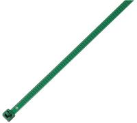 HellermannTyton 115-00005 LR55R-PA66-GN-Q1 Serre-câble 196 mm 4.80 mm vert réouvrable, stabilisé à la chaleur 25 pc(s)
