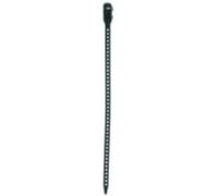 HellermannTyton 115-07190 SOFTFIX-XS-TPU-BK-XW Serre-câble 180 mm 7 mm noir réouvrable, très flexible, avec collier réouvrable 16 pc(s)