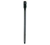 HellermannTyton 115-07270 SOFTFIX-S-TPU-BK-XK Serre-câble 260 mm 7 mm noir réouvrable, très flexible, avec collier réouvrable 12 pc(s)