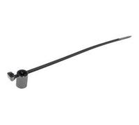 HellermannTyton 155-30602 T50SSBS5OT-E-PA66HS-BK Serre-câble 160 mm 4.60 mm noir avec pied ancre 500 pc(s)