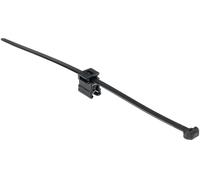 HellermannTyton 156-01153 T50ROSEC4B-PA66W-BK (100) Serre-câble avec clip 200 mm 4.6 mm noir 100 pc(s)