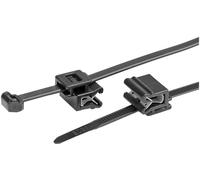 HellermannTyton 156-03219 T50ROSEC5A-PA66W-BK (100) Serre-câble avec clip 200 mm 4.6 mm noir 100 pc(s)