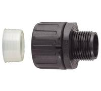 HellermannTyton 166-21603 HGL21-S-M20 Raccord de tuyau noir M20 16.70 mm droit 1 pc(s)