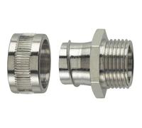 HellermannTyton 166-30301 SC12-FM-M16 Raccord de tuyau métal 10.20 mm droit 1