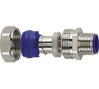 HellermannTyton 166-32210 LTS50-FMC-M50-NPB/PA6-ML Raccord de tuyau métal M50 droit 1 pc(s)
