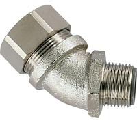 HellermannTyton 166-32504 LTS40-45FMC-M40-NPB/PA6-ML Raccord de tuyau métal M40 45° 1 pc(s)