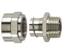 HellermannTyton 166-33800 PCSB12-FM-M16 Raccord de tuyau métal M16 10.20 mm droit 1 pc(s)