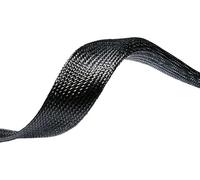 HellermannTyton 170-00400 HEGPX40-PET-BK Gaine tressée noir polyester 32 à 70 mm 50 m