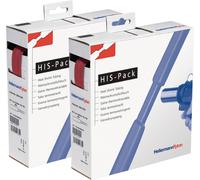 HellermannTyton 300-30642 Gaine thermorétractable sans colle rouge 6.40 mm 3.20 mm Taux de retreint:2:1 5 m