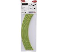 HellermannTyton 308-30617 Gaine thermorétractable sans colle vert, jaune 6 mm 2 mm Taux de retreint:3:1 2 m