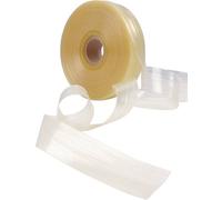 HellermannTyton 354-02260 Ruban thermofusible pour gaines thermorétractables translucide 10 m