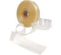 HellermannTyton 354-02260 Ruban thermofusible pour gaines thermorétractables translucide 10 m