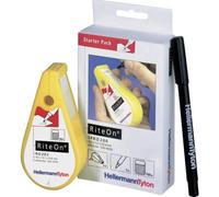 HellermannTyton 550-14010 SPRO200-1401-WH Etiquette de câble RiteOn 12.70 x