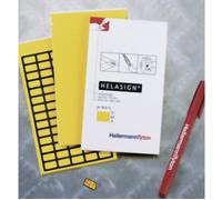HellermannTyton 598-92427 TAG124FB-270-YE Etiquette de câble Helasign 19 x 11 mm Couleur de la surface de marquage: jaune Nombre détiquettes: 440