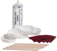 HellermannTyton 627-95001 Colle à deux composants pour gaines thermorétractables et pièces moulées noir 1 pc(s)