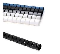 HellermannTyton Gaine de protection divisée longitudinalement 16 mm noir, Gaine + protection pour câbles, Noir