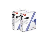 HellermannTyton Gaine thermorétractable HIS-1/4-POX-BK 6,4/3,2 mm 2:1 Noire 5 m