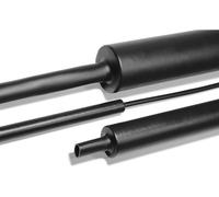 HellermannTyton Gaine thermorétractable en polyoléfine, réticulée par rayonnement, 8 ... 30mm, noir, 1m (TREDUX-MA47-30/8 PO-X BK 6)