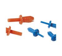 hellermanntyton HellermannTyton Rivet à expansion 6,0-6,4 mm PA6 orange HTWD-R6 Quantité:500