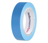 Ruban isolant PVC HellermannTyton 710-00100 15 mm x 10 m bleu Flex