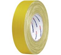 HellermannTyton – Ruban adhésif toilé HelaTape Tex 712-00502 jaune 50 m x 19 mm en caoutchouc