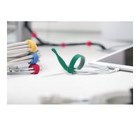 HellermannTyton Klettbinder Set TEXTIE® M 200x12,5mm 10 pièce verde