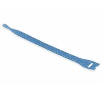 HellermannTyton - Lot de 10 Colliers Textiles Ré-ouvrables Bleu