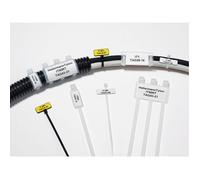 HellermannTyton - Lot de 10 étiquettes d'identification 100x2,3mm avec Colliers Un Stylo indélébile Inclus