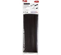HellermannTyton - Lot de 10 gaines thermo rétractables noires his-3-bag-12/4 200mm