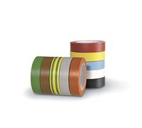 HellermannTyton - Lot de 10 Rubans isolants électriques HelaTape Flex 15, Ruban PVC Tout Usage. Conforme aux exigeances de l'IEC, Longueur 10m