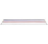 HELLERMANNTYTON Tire-câble, 897-90007, Cable Scout+Accessoires CS-P6 Tiges d'adultes, 6mm, bleu,paire