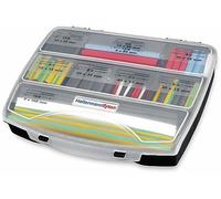 HellermannTyton - Valisette d'assortiment de 177 Gaines Thermo Multicouleurs