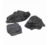 Hellery 3 Pièces Roche Paysagère Artificielle Pierre Décorative Faux Caillou Bloc Ornemental Construction en Fibre de Verre Résine pour Placement Flexible