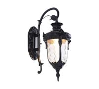 Hellery Applique Murale extérieure, Lampe Porche, Lanterne d'extérieur pour Balcon, Villa, Maison, Noir 27cm X 52cm