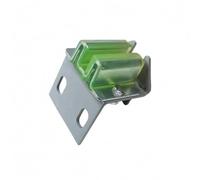 Hellery Ensemble Guide-Rail WM Translucide Patin Guidage à Équerre Fixation Boulonnée Pièce Industrielle, 10mm, Entraxe 70mm Trou Oblong