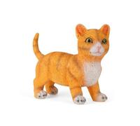 Hellery Figurine Décorative Statue Animal Sculpture de Jardin Ornement Extérieur Statuette en Résine Texture Détaillée et Peinture Soignée Expression du, Chat Debout