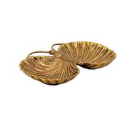 Hellery Plateau de Rangement en Laiton Coupelle Plateau Décoratif Design Papillon Ancien Relief Cannelé Transport Facile Compact et Stable Adapté pour